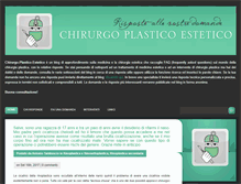 Tablet Screenshot of chirurgo-plastico-estetico.it
